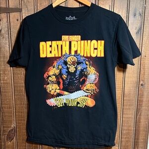 Five Finger Death Punch Black Graphic T-Shirt